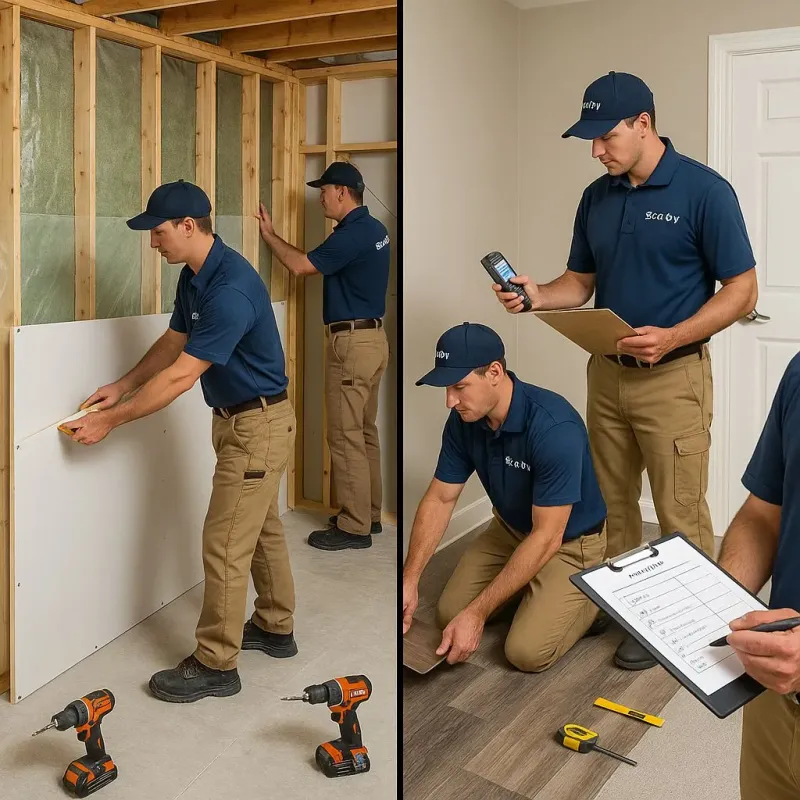Repairs and Reconstruction process in Booneville, AR